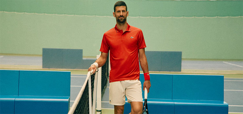 Tenue Djokovic ruoge